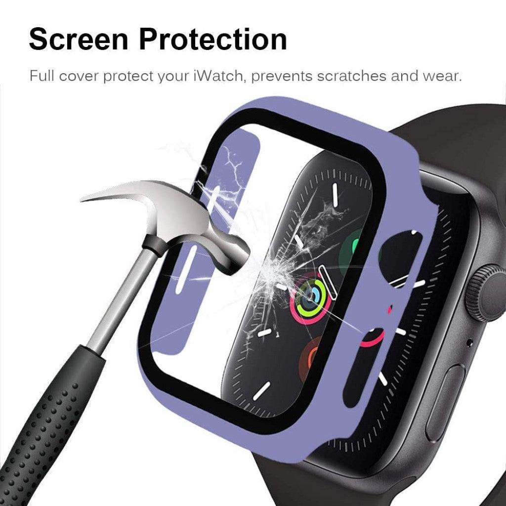 Apple Watch Series 1-3 42mm Holdbar Plastik Bumper  - Lilla#serie_4