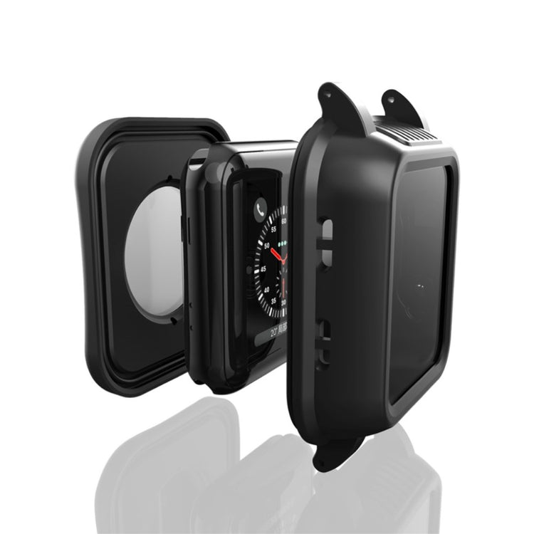 Udsøgt Apple Watch Series 1-3 42mm Silikone Rem - Sort#serie_056
