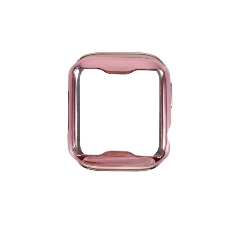 Apple Watch Series 1-3 42mm  Silikone og Glas Bumper  - Pink#serie_2