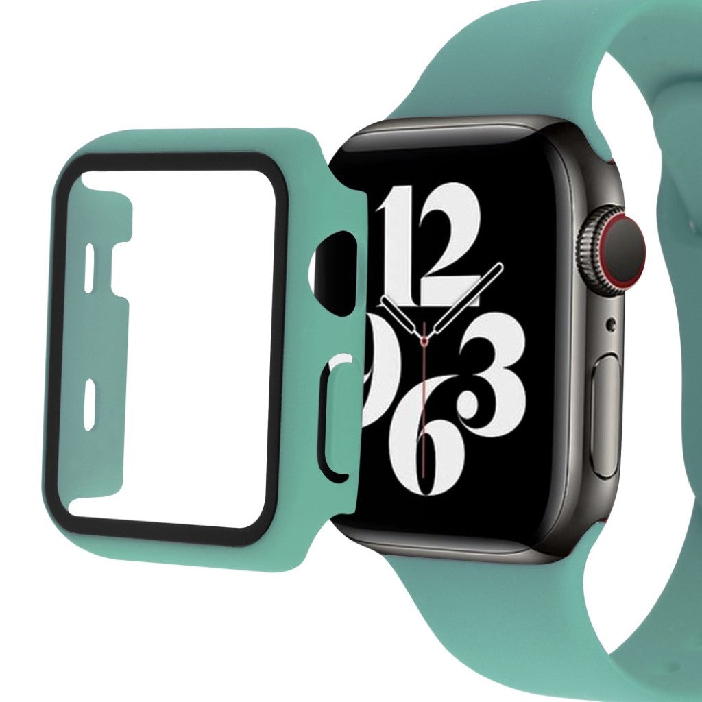 Vildt cool Apple Watch Series 1-3 42mm Silikone og Glas Rem - Grøn#serie_12