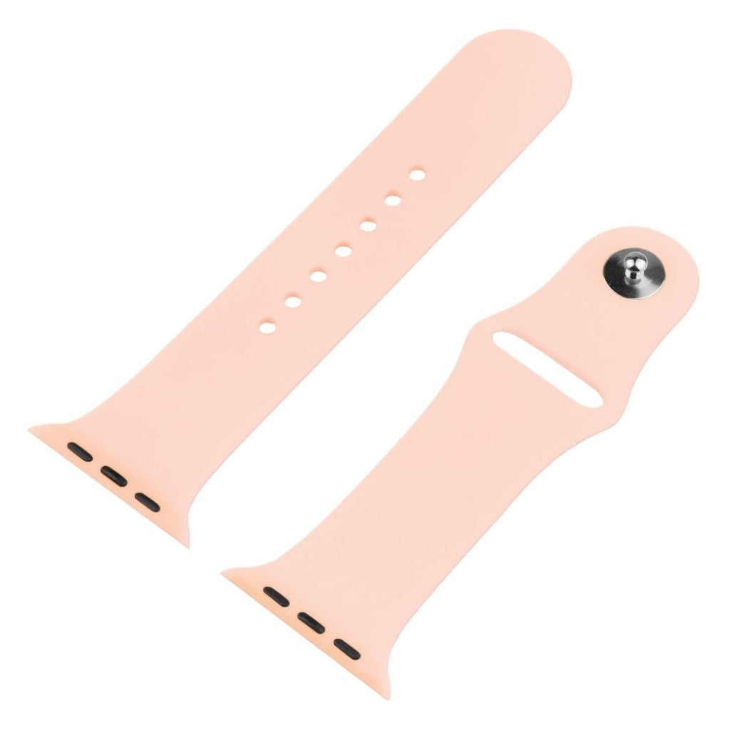 Vildt cool Apple Watch Series 1-3 42mm Silikone og Glas Rem - Pink#serie_6