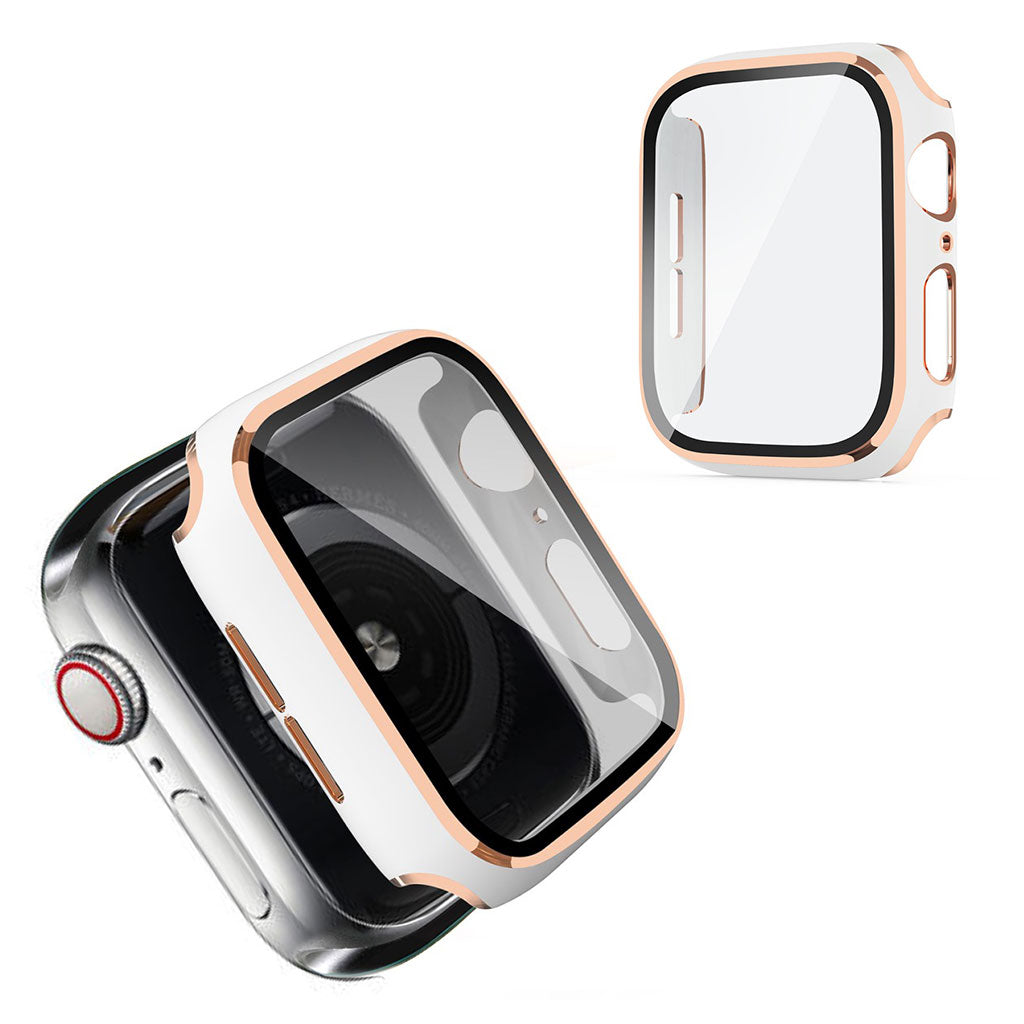 Vildt Godt Apple Watch Series 1-3 42mm Plastik og Glas Cover - Hvid#serie_1