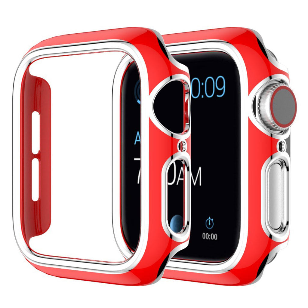 Super Fint Apple Watch Series 1-3 42mm Plastik Cover - Rød#serie_6