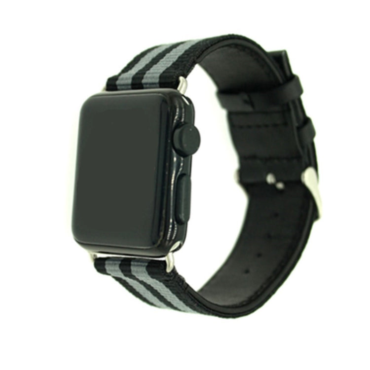 Meget hårdfør Apple Watch Series 1-3 38mm Nylon Rem - Grøn#serie_3