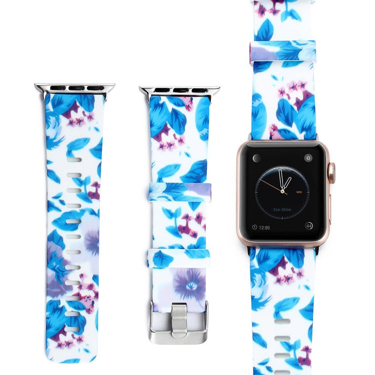 Fortrinligt Apple Watch Series 1-3 38mm Silikone Rem - Flerfarvet#serie_1