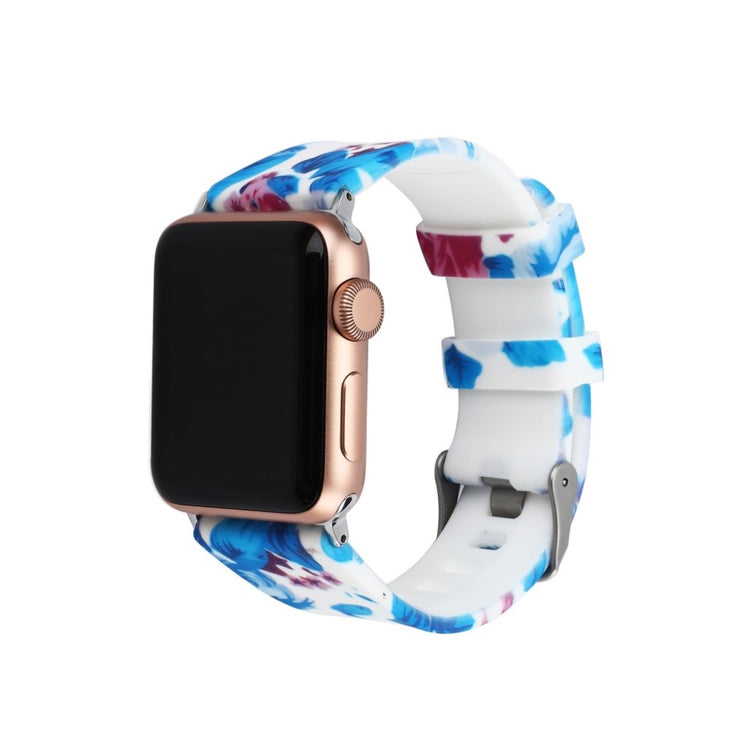 Fortrinligt Apple Watch Series 1-3 38mm Silikone Rem - Flerfarvet#serie_1