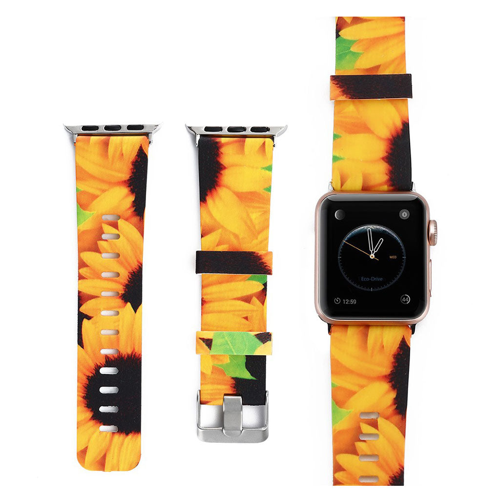 Fortrinligt Apple Watch Series 1-3 38mm Silikone Rem - Flerfarvet#serie_3