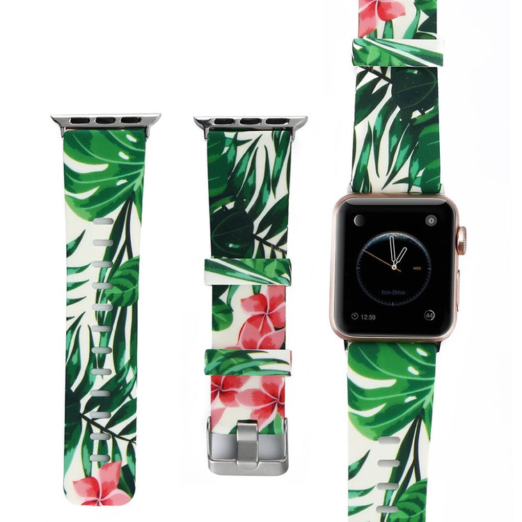 Fortrinligt Apple Watch Series 1-3 38mm Silikone Rem - Flerfarvet#serie_4