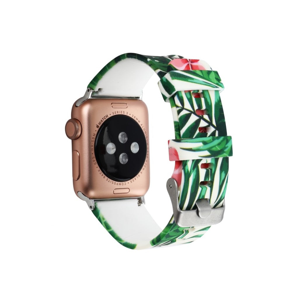 Fortrinligt Apple Watch Series 1-3 38mm Silikone Rem - Flerfarvet#serie_4