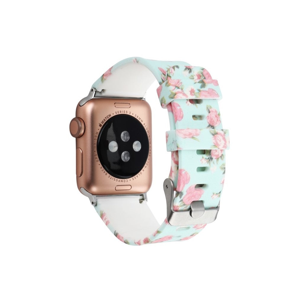 Fortrinligt Apple Watch Series 1-3 38mm Silikone Rem - Flerfarvet#serie_5