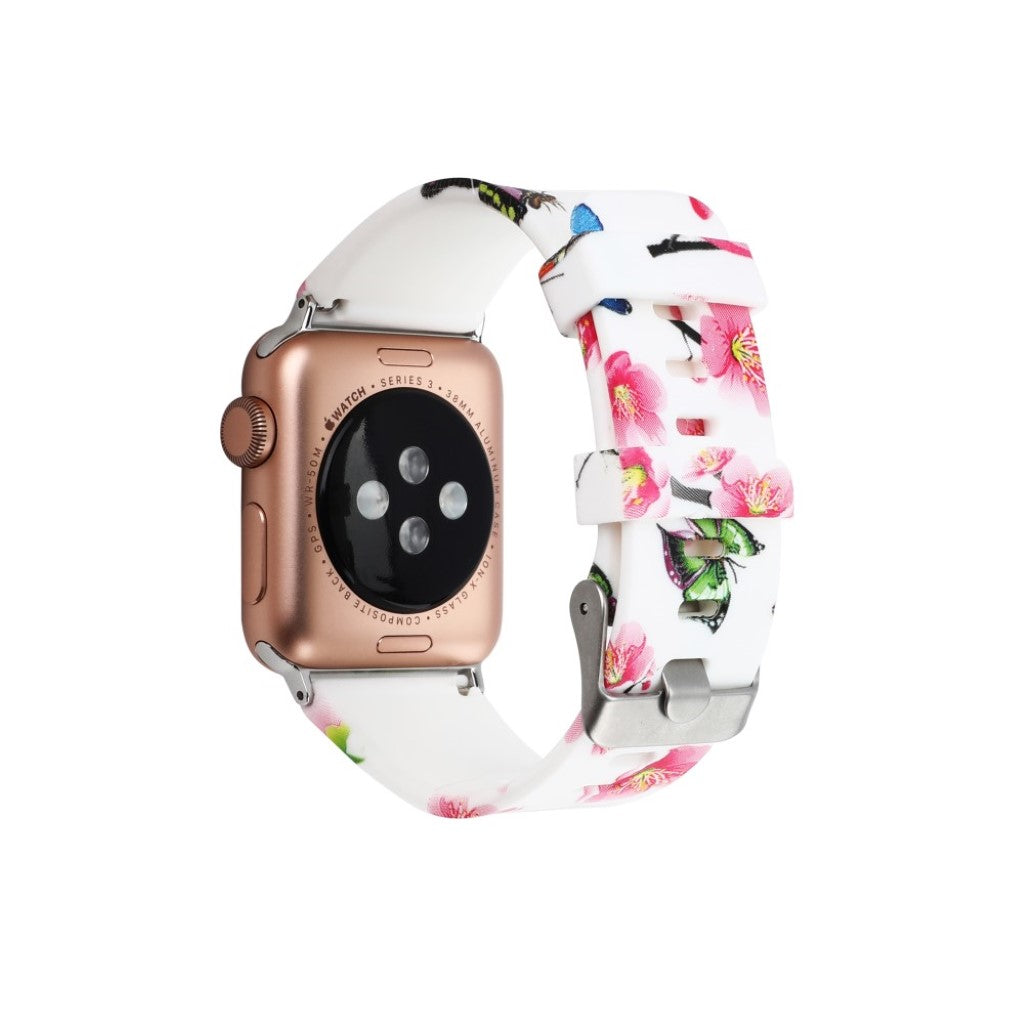 Fortrinligt Apple Watch Series 1-3 38mm Silikone Rem - Flerfarvet#serie_6