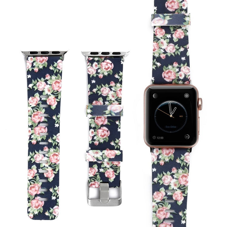 Fortrinligt Apple Watch Series 1-3 38mm Silikone Rem - Flerfarvet#serie_7