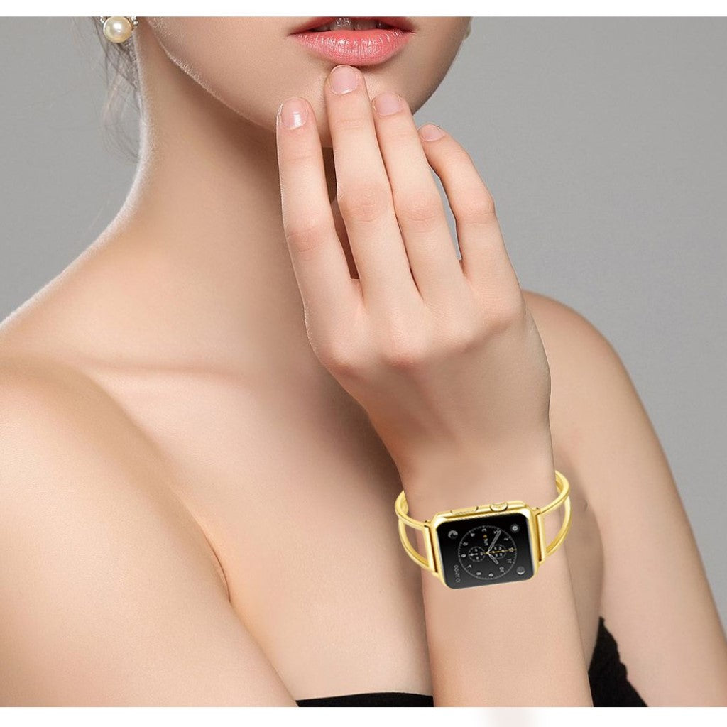 Helt vildt elegant Apple Watch Series 1-3 38mm Metal Rem - Guld#serie_1