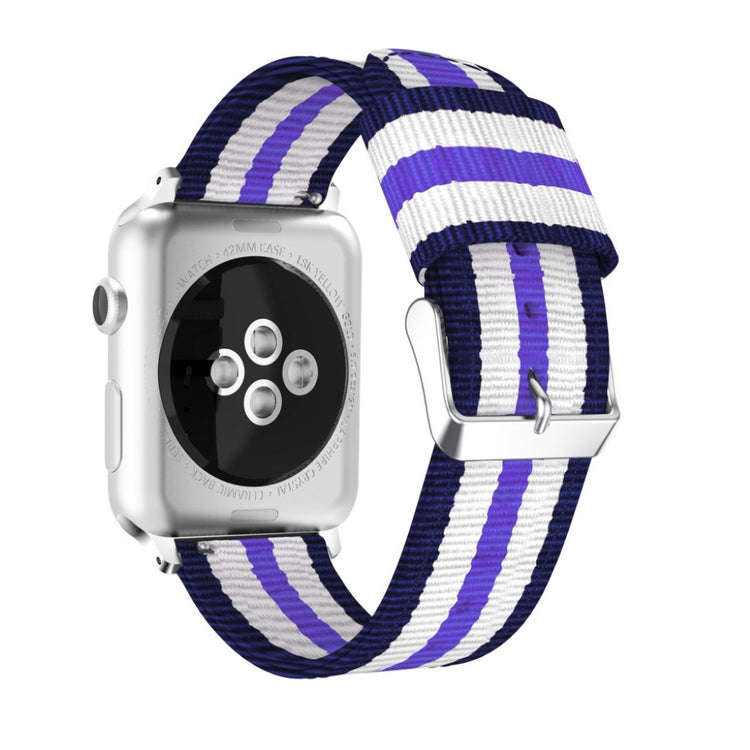 Meget hårdfør Apple Watch Series 1-3 38mm Nylon Rem - Flerfarvet#serie_1