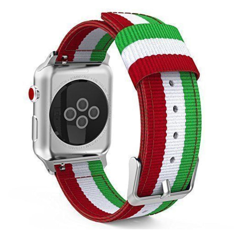 Meget hårdfør Apple Watch Series 1-3 38mm Nylon Rem - Flerfarvet#serie_3