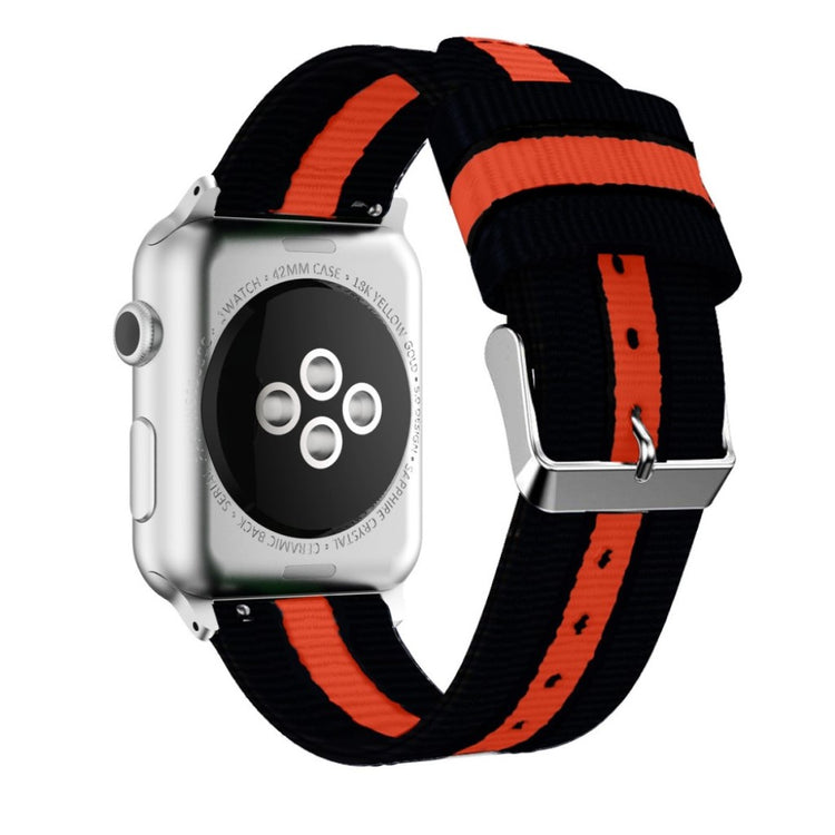Meget hårdfør Apple Watch Series 1-3 38mm Nylon Rem - Flerfarvet#serie_4