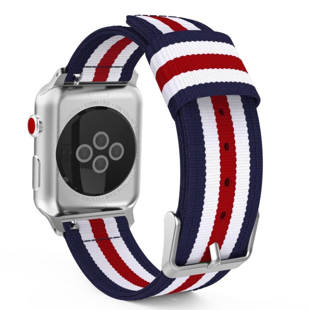Meget hårdfør Apple Watch Series 1-3 38mm Nylon Rem - Flerfarvet#serie_7