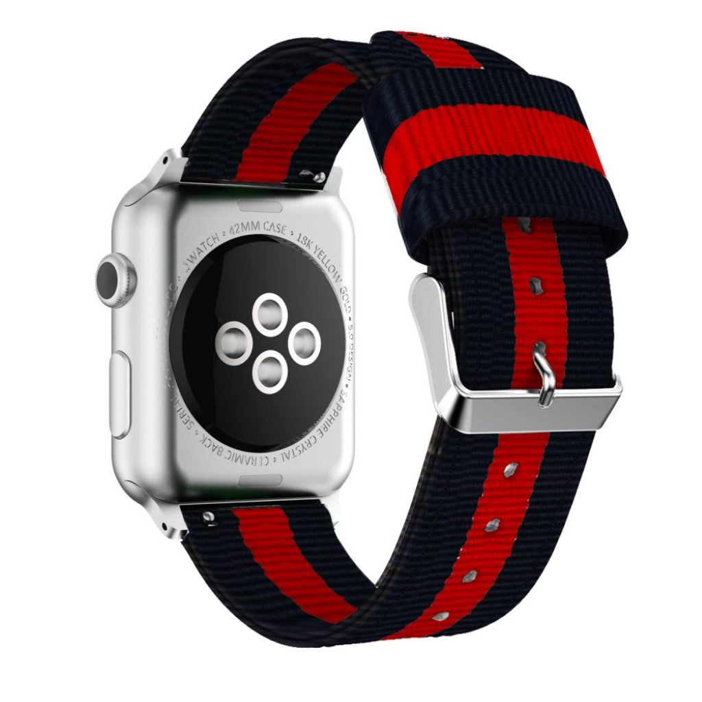 Meget hårdfør Apple Watch Series 1-3 38mm Nylon Rem - Flerfarvet#serie_8