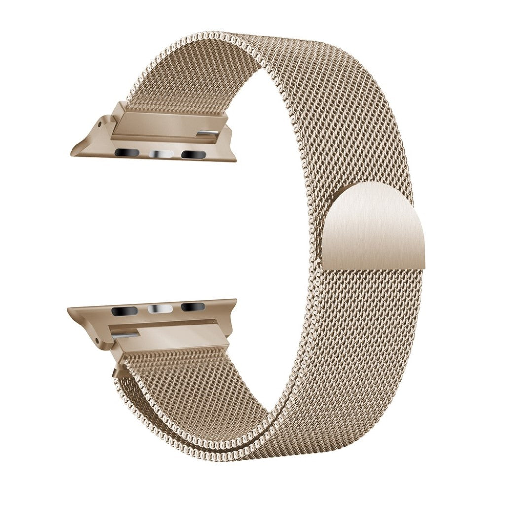 Komfortabel Apple Watch Series 1-3 38mm Metal Rem - Beige#serie_5