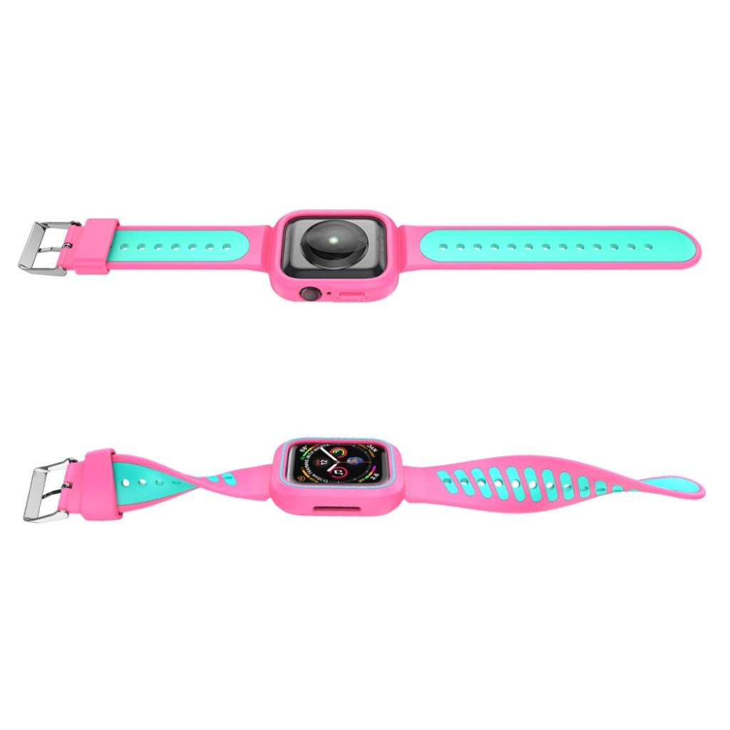 Mega kønt Apple Watch Series 1-3 38mm Silikone Rem - Flerfarvet#serie_6