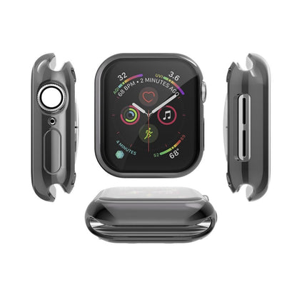 Apple Watch Series 1-3 38mm Gennemsigtig Silikone Bumper  - Sort#serie_3