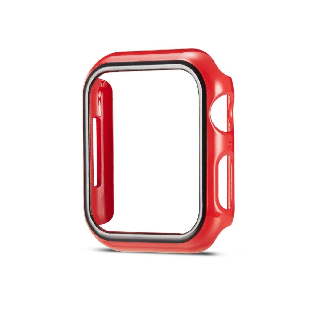 Apple Watch Series 1-3 38mm Holdbar Plastik Bumper  - Rød#serie_3