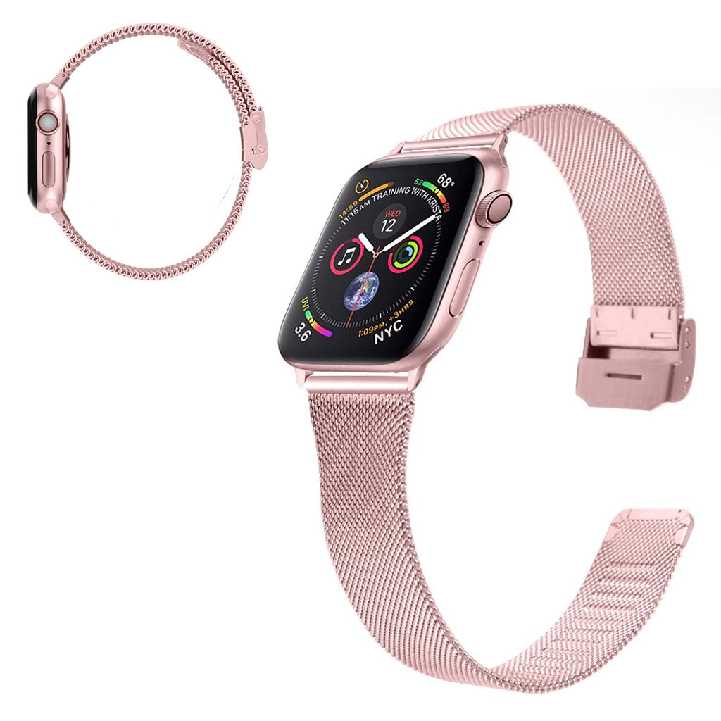 Stilren Apple Watch Series 1-3 38mm Metal Rem - Pink#serie_4