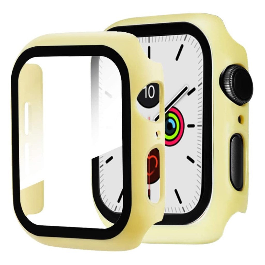Apple Watch Series 1-3 38mm Holdbar Plastik Bumper  - Gul#serie_2