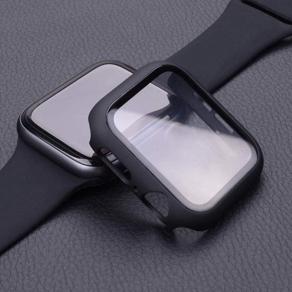 Apple Watch Series 1-3 38mm Holdbar Plastik Bumper  - Sort#serie_3