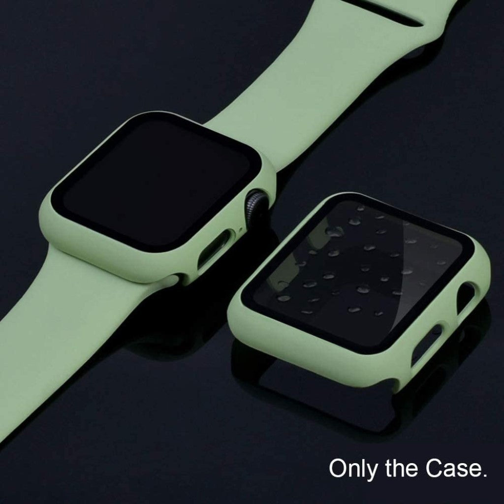Apple Watch Series 1-3 38mm Holdbar Plastik Bumper  - Grøn#serie_8
