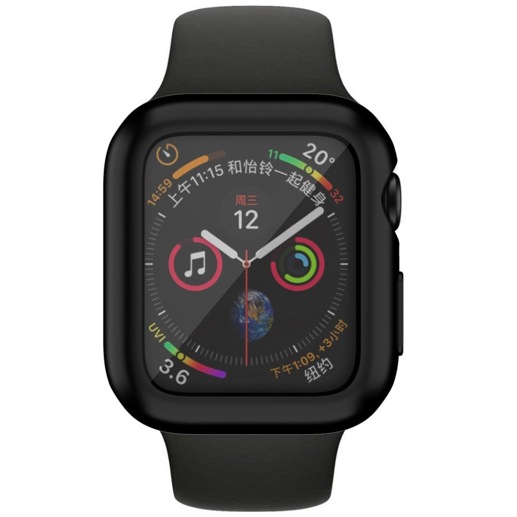 Meget Godt Apple Watch Series 1-3 38mm Silikone Cover - Sort#serie_3