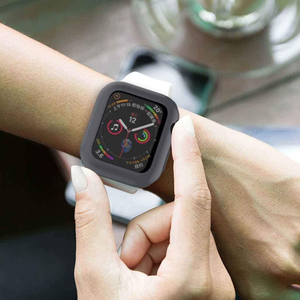 Meget Godt Apple Watch Series 1-3 38mm Silikone Cover - Sølv#serie_6