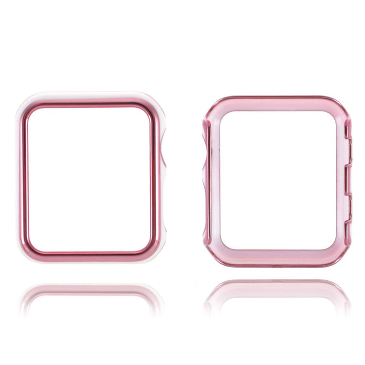 Apple Watch Series 1-3 38mm Stilfuld Plastik Bumper  - Pink#serie_6