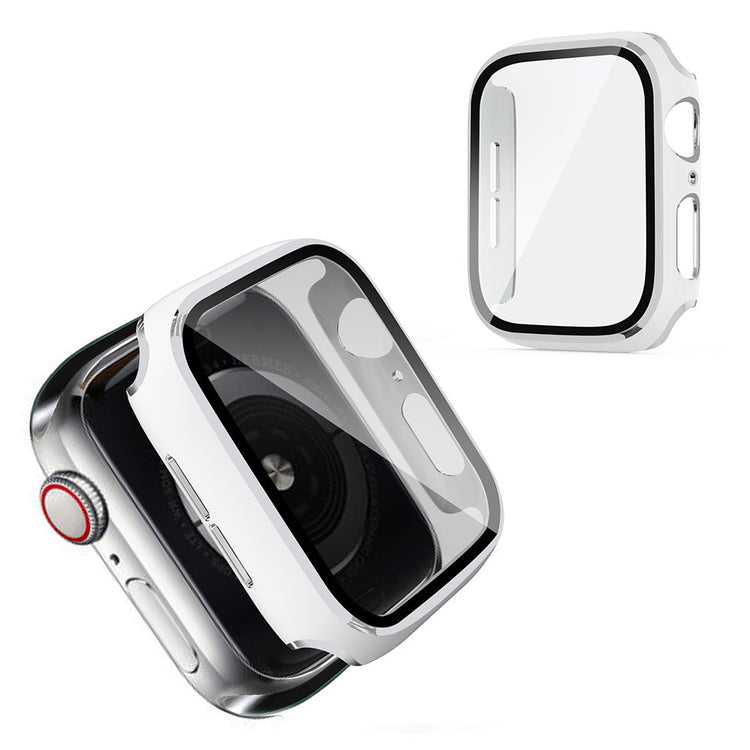 Meget Godt Apple Watch Series 1-3 38mm Plastik og Glas Cover - Hvid#serie_2