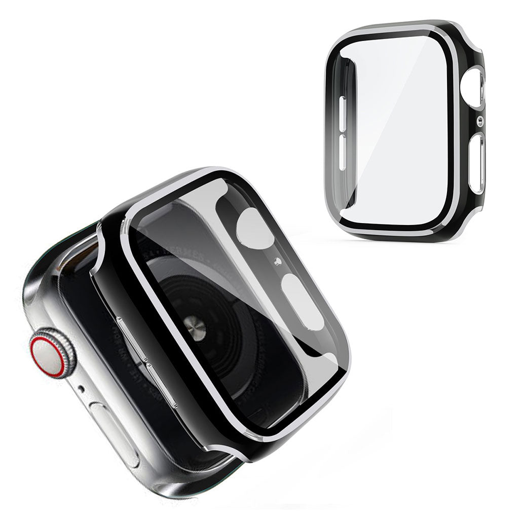Meget Godt Apple Watch Series 1-3 38mm Plastik og Glas Cover - Sort#serie_4