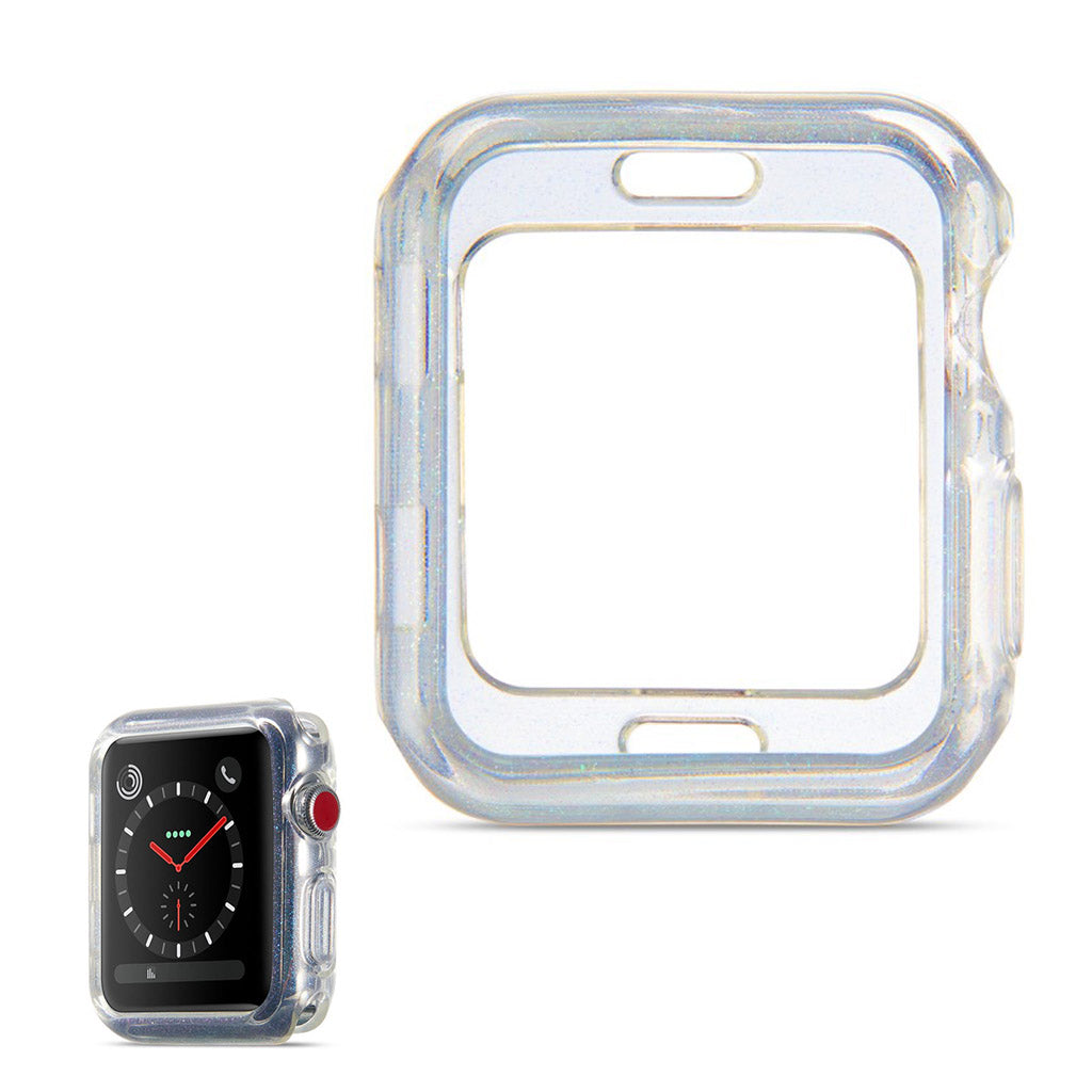Blå Apple Watch Series 1-3 38mm Silikone Cover#serie_2