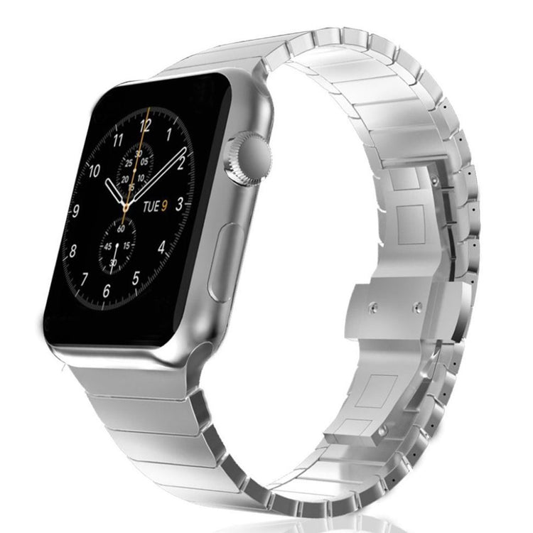 Cool Apple Watch Series 4 40mm Metal Rem - Sølv#serie_4
