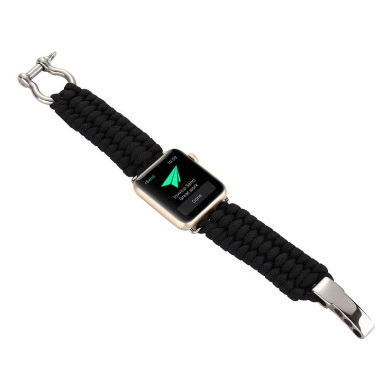 Mega elegant Apple Watch Series 4 40mm Nylon Rem - Sort#serie_7
