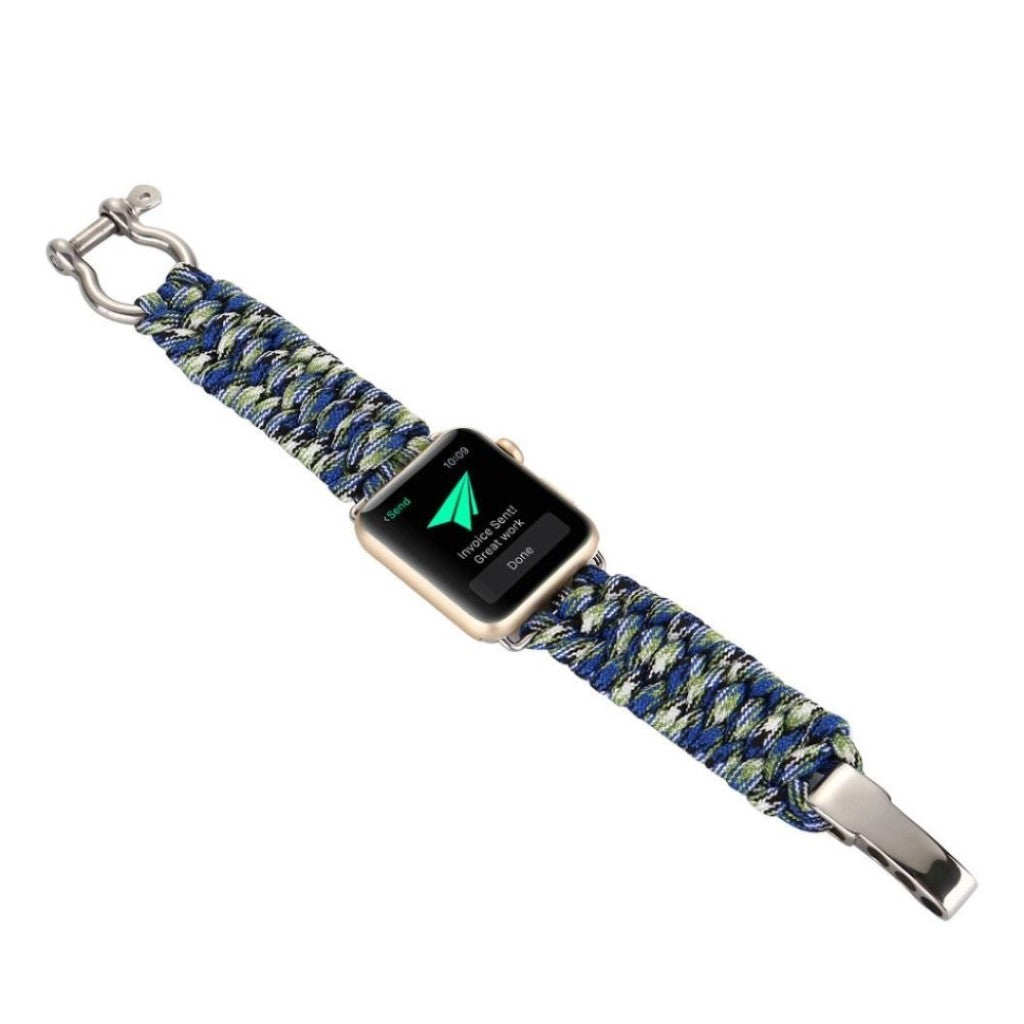 Mega elegant Apple Watch Series 4 40mm Nylon Rem - Flerfarvet#serie_8