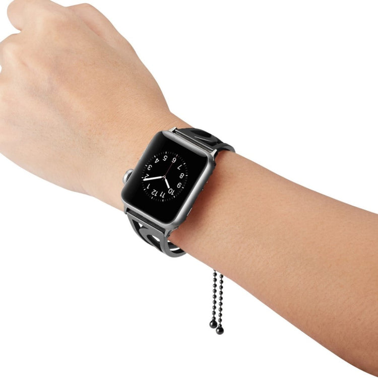 Super hårdfør Apple Watch Series 4 40mm Metal Rem - Sort#serie_2