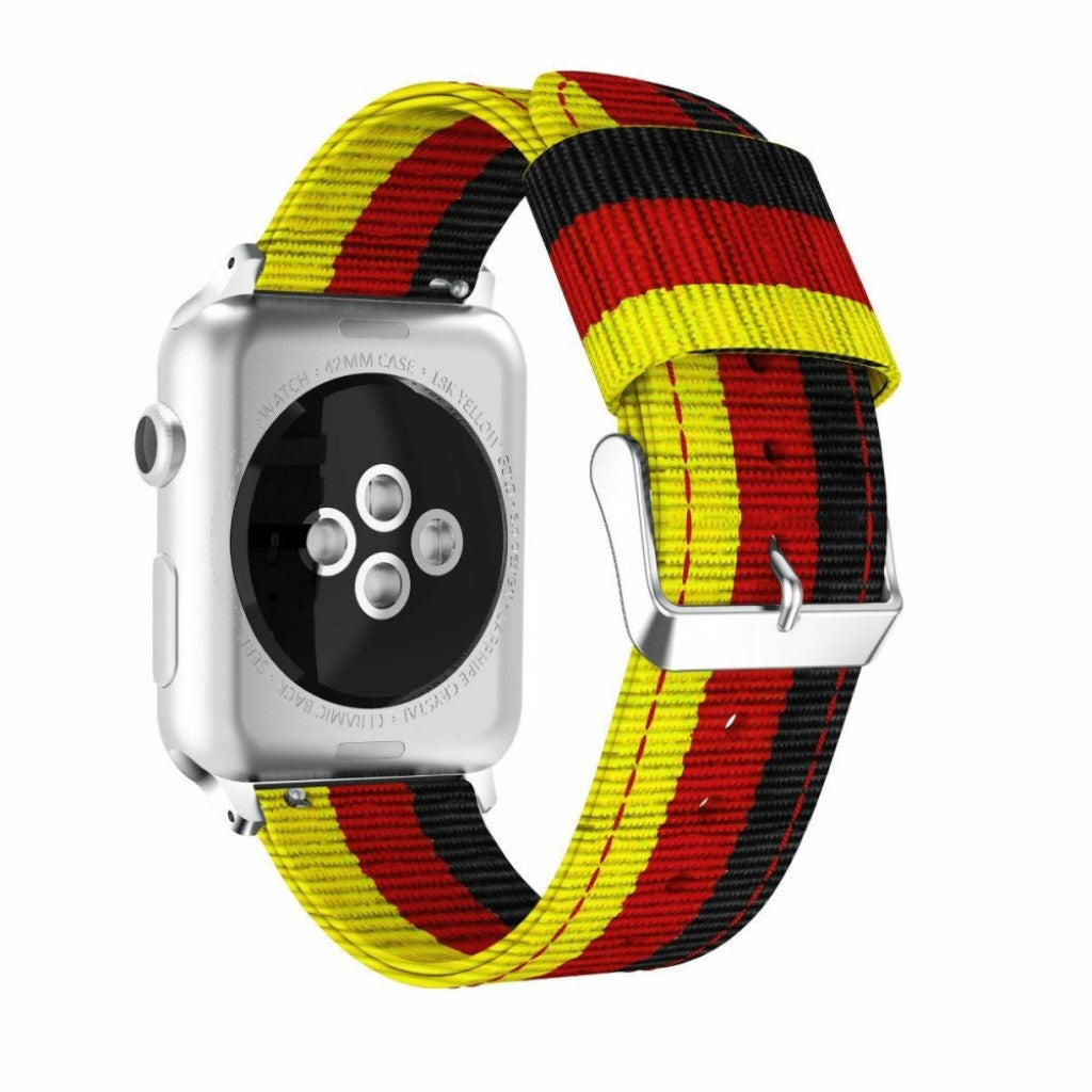 Mega holdbart Apple Watch Series 4 40mm Nylon Rem - Flerfarvet#serie_1