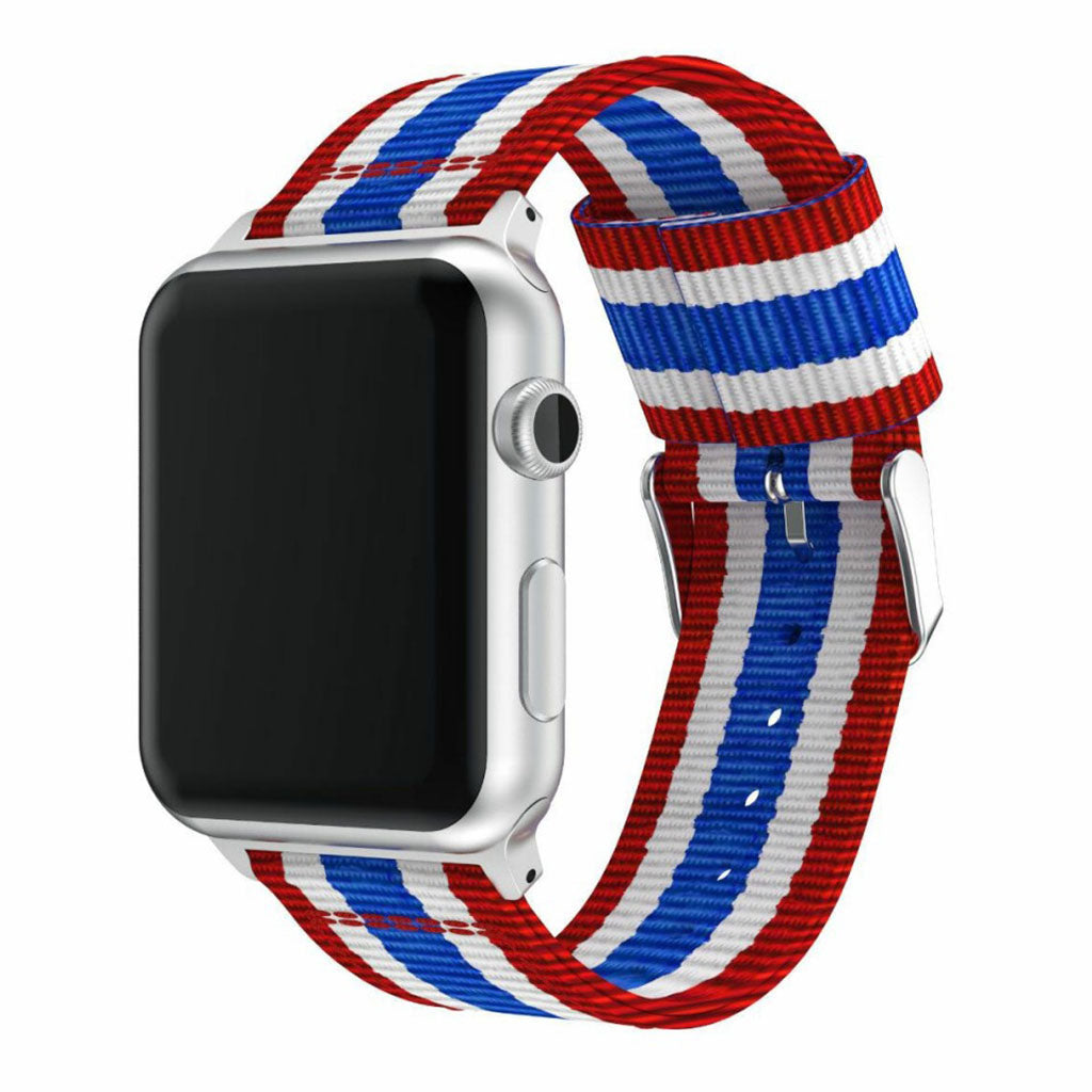 Mega holdbart Apple Watch Series 4 40mm Nylon Rem - Flerfarvet#serie_2