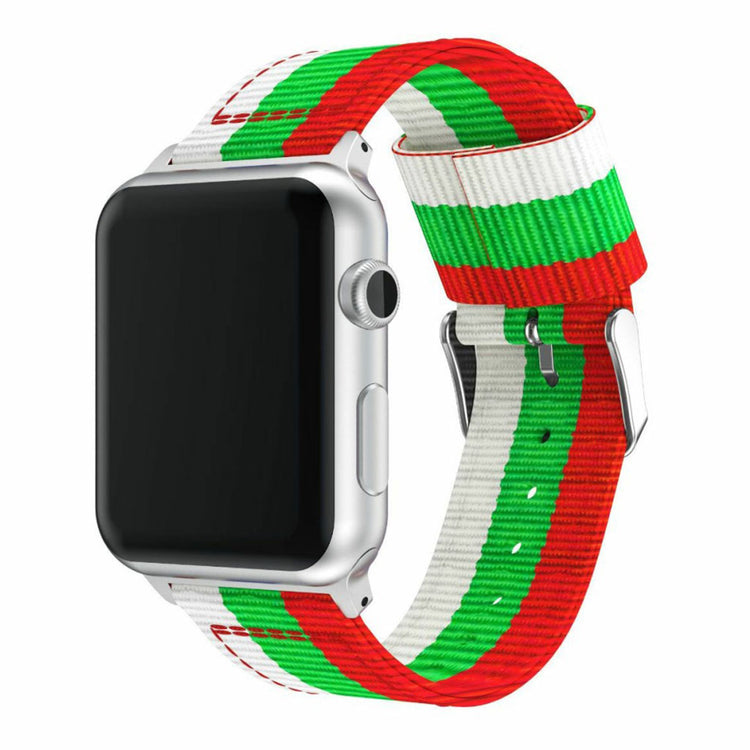 Mega holdbart Apple Watch Series 4 40mm Nylon Rem - Flerfarvet#serie_4