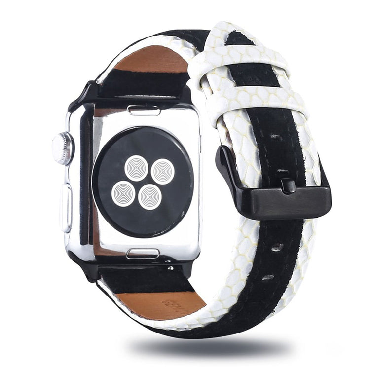 Super flot Apple Watch Series 4 40mm Ægte læder Rem - Flerfarvet#serie_3