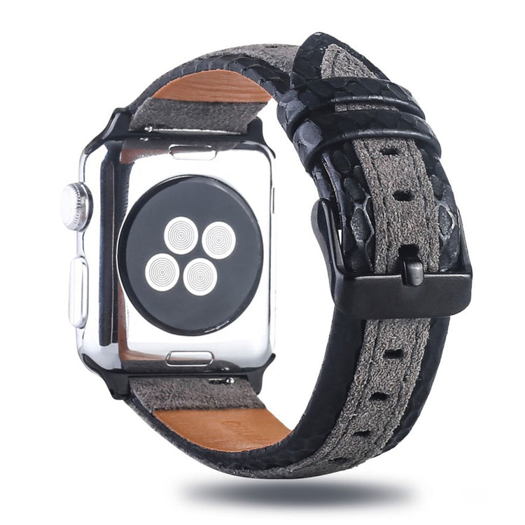 Super flot Apple Watch Series 4 40mm Ægte læder Rem - Flerfarvet#serie_4