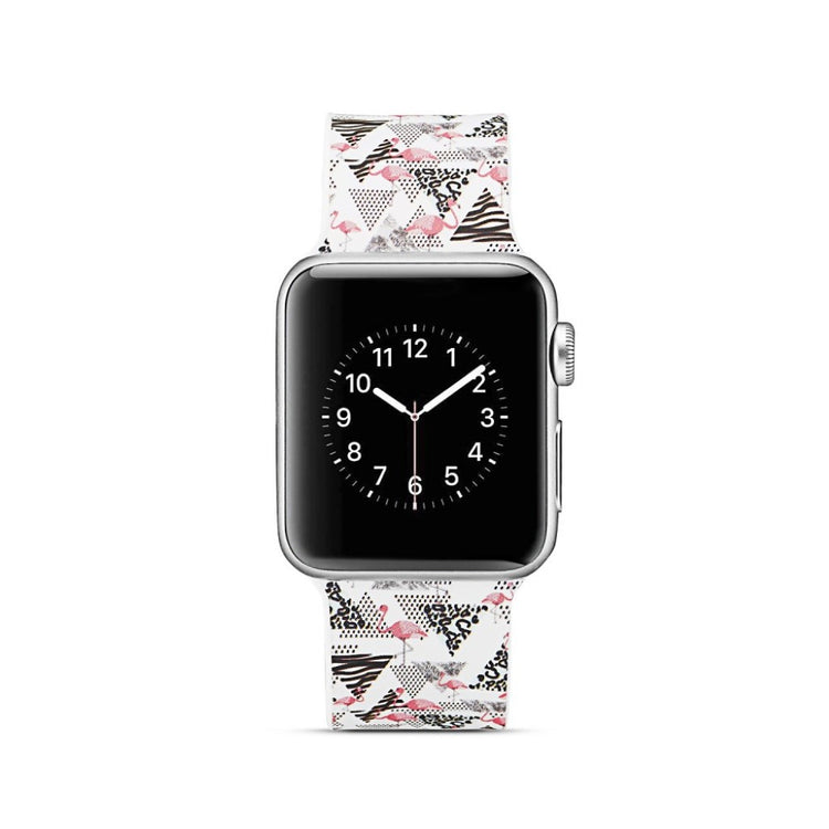 Meget slidstærk Apple Watch Series 4 40mm Silikone Rem - Flerfarvet#serie_15