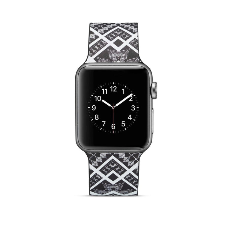 Meget slidstærk Apple Watch Series 4 40mm Silikone Rem - Flerfarvet#serie_2