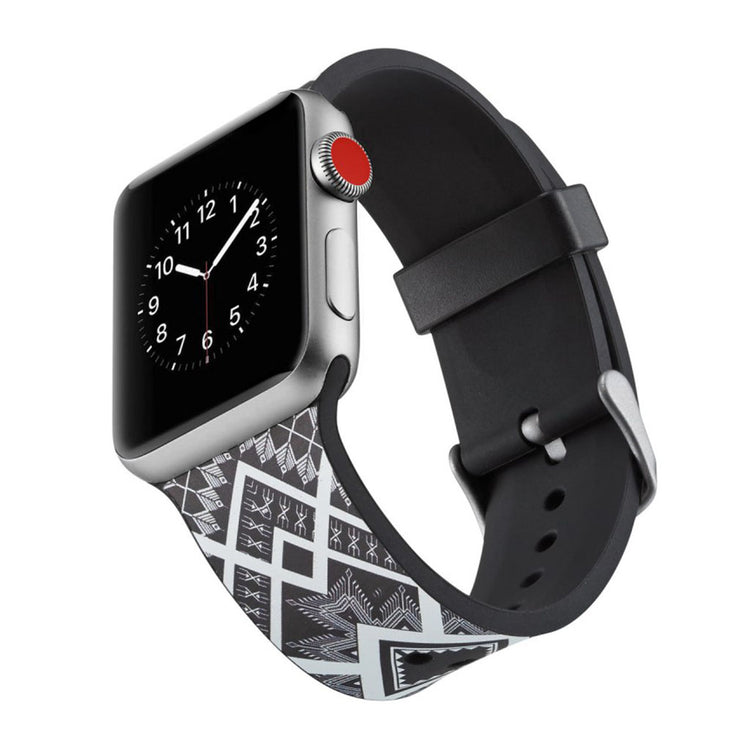 Meget slidstærk Apple Watch Series 4 40mm Silikone Rem - Flerfarvet#serie_2