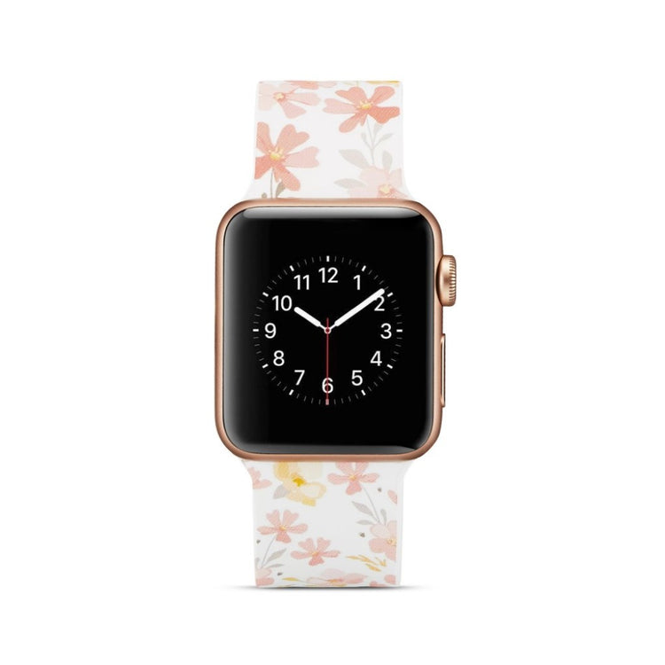 Meget slidstærk Apple Watch Series 4 40mm Silikone Rem - Flerfarvet#serie_20