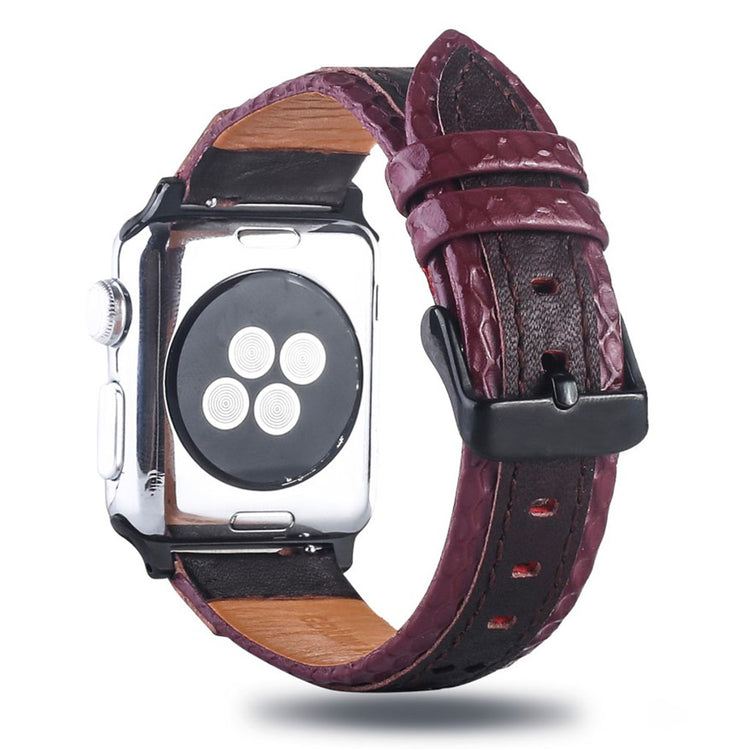 Super flot Apple Watch Series 4 40mm Ægte læder Rem - Flerfarvet#serie_1